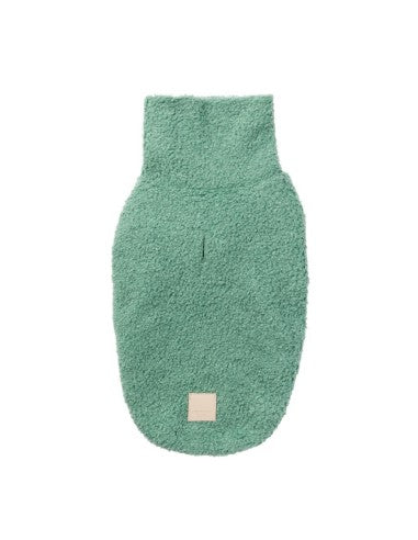 Jersey bouclé para perros FuzzYard Life Myrtle Green