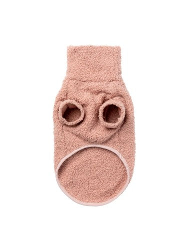 Jersey bouclé para perros FuzzYard Life Soft Blush