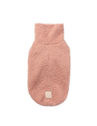 Jersey bouclé para perros FuzzYard Life Soft Blush