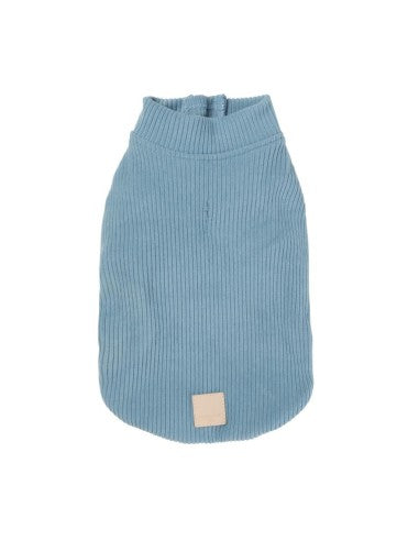 Jersey de canalé para perros FuzzYard Life French Blue