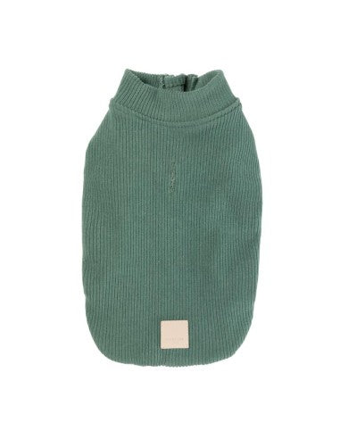Jersey de canalé para perros FuzzYard Life Myrtle Green