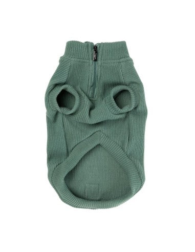 Jersey de canalé para perros FuzzYard Life Myrtle Green