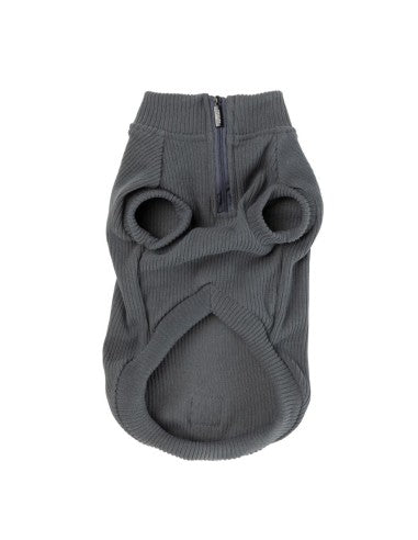 Jersey de canalé para perros FuzzYard Life Slate Grey