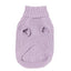 Jersey de punto trenzado para perros FuzzYard Life Lila