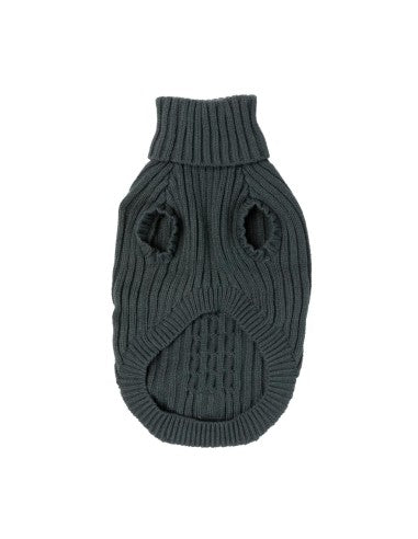Jersey de punto para perros FuzzYard Life Slate Grey (talla 1)