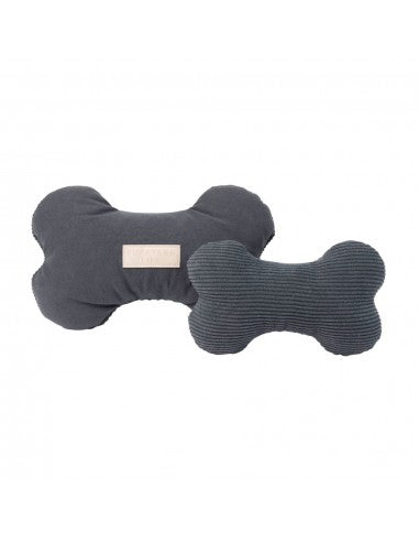 Peluche hueso para perros FuzzYard Life Slate Grey (talla L)