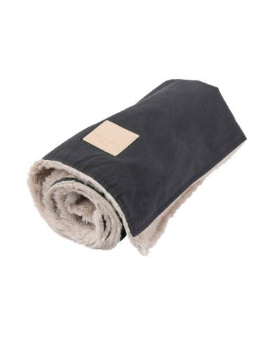 Manta reversible para perros FuzzYard Life Slate Grey (talla S)