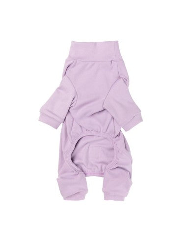 Pijama de tacto suave para perros FuzzYard Life Lila