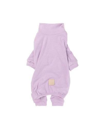 Pijama de tacto suave para perros FuzzYard Life Lila