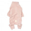 Pijama de tacto suave para perros FuzzYard Life Soft Blush
