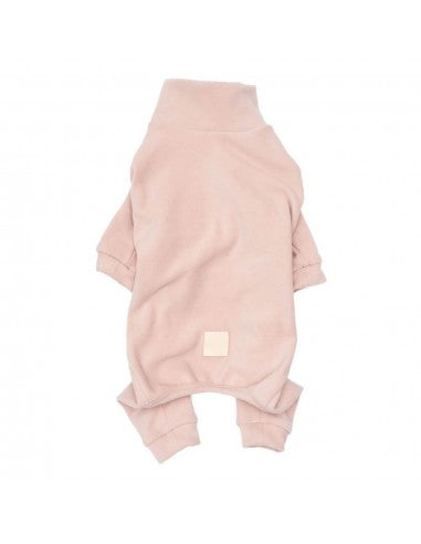 Pijama de tacto suave para perros FuzzYard Life Soft Blush