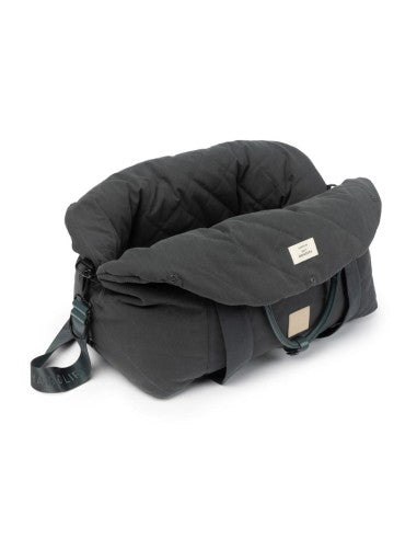 Transportín y asiento de coche para perros FuzzYard Slate Grey
