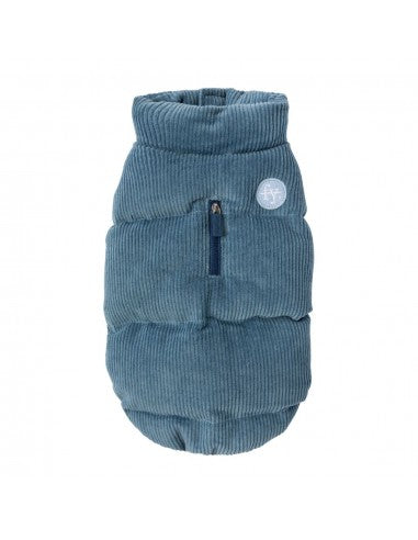 Chaqueta acolchada para perros FuzzYard Mosman azul lavado (talla 6)