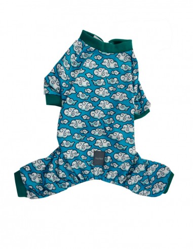 Pijama para perros frioleros FuzzYard Cloudy Skies (talla 3)