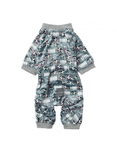 Pijama para perros frioleros FuzzYard Cosmic Cows talla 4