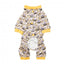 Pijama para perros frioleros FuzzYard Go Bananas (talla 1)