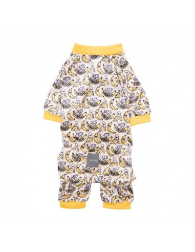 Pijama para perros frioleros FuzzYard Go Bananas (talla 2)