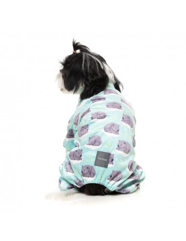 Pijama de felpa para perros FuzzYard Sleepy Wombats