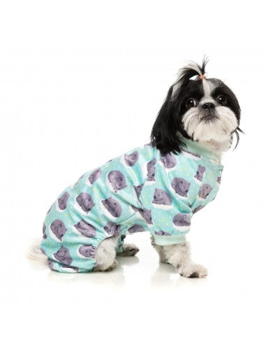 Pijama de felpa para perros FuzzYard Sleepy Wombats