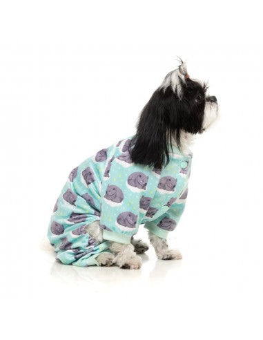 Pijama de felpa para perros FuzzYard Sleepy Wombats