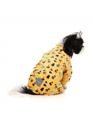 Pijama de felpa para perros FuzzYard What The Duck talla 6