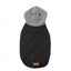 Sudadera con capucha para perros FuzzYard Cremorne negro (talla 7)