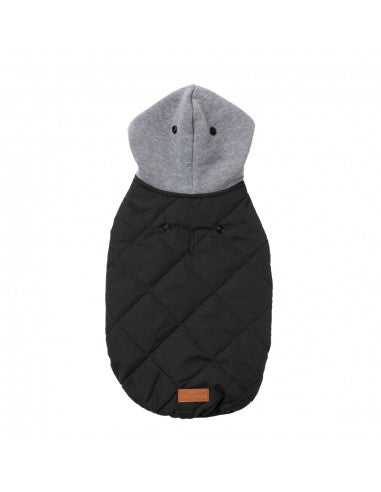 Sudadera con capucha para perros FuzzYard Cremorne negro (talla 7)
