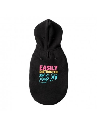 Sudadera para perros FuzzYard Easily Distracted by Food (talla 2)