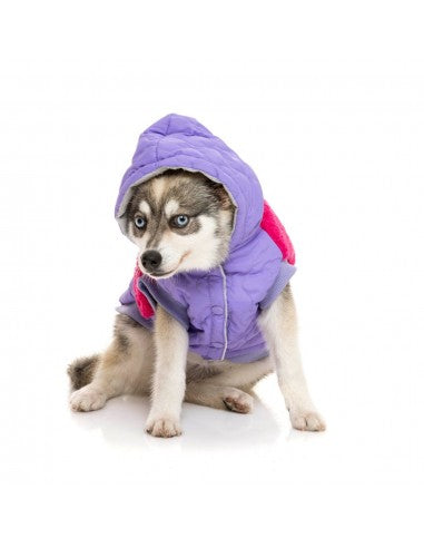 Sudadera con capucha para perros FuzzYard Oregon lavanda