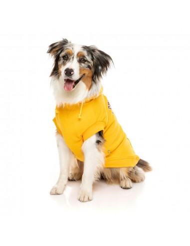 Sudadera con capucha para perros FuzzYard State amarillo