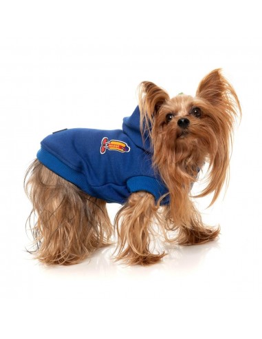Sudadera con capucha para perros FuzzYard The Homies azul (talla 1)