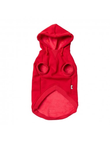 Sudadera con capucha para perros FuzzYard The Homies rojo (talla 1)