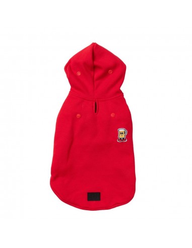 Sudadera con capucha para perros FuzzYard The Homies rojo (talla 2)