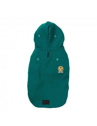 Sudadera con capucha para perros FuzzYard The Homies verde (talla 2)