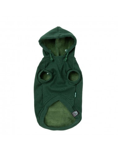 Sudadera con capucha para perros FuzzYard Treats verde (talla 6)