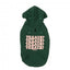 Sudadera con capucha para perros FuzzYard Treats verde (talla 6)