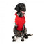 Sudadera con capucha para perros FuzzYard Zoomies rojo (talla 1)