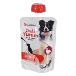 Golosina líquida Deli Yumm Fresh Meat de pato para perros 90 g