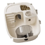 Hábitat compacto para hámster blanco con escondite, bebedero y rueda silenciosa