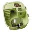 Hábitat compacto para hámster verde con zonas integradas y rueda silenciosa