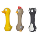Halteras de látex con forma de animales 19 cm para perros