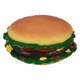 Hamburguesa gigante de vinilo 15 cm para perros
