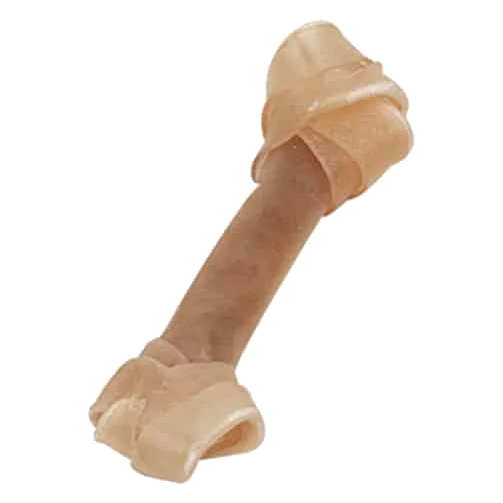 Hueso anudado de piel T7 32 cm para perros