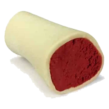 Hueso de calcio relleno de bacon o pollo para perros