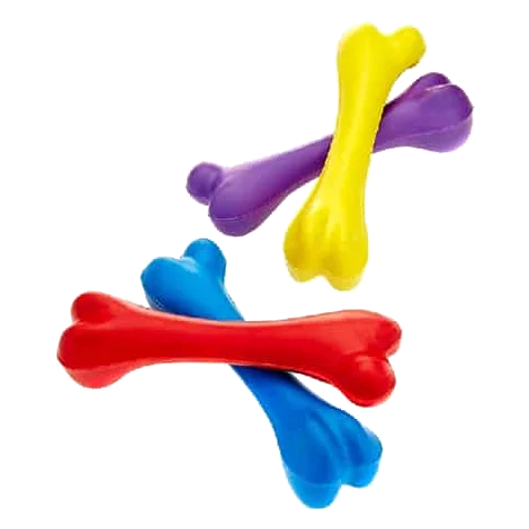 Hueso de caucho macizo Classic Solid Rubber Bone para perros, 200 mm