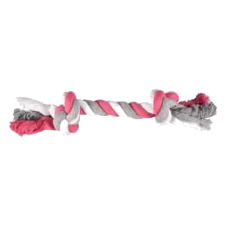 Hueso de cuerda Flamingo para perros, tallas S, M y L