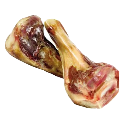 Hueso de jamón partido para perros, pack de 2 unidades