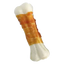 Hueso prensado de piel blanca con pollo para perros, 7,5, 10 y 20 cm