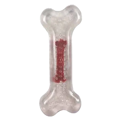 Hueso transparente con sabor para perros, 8 y 12 cm
