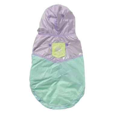 Impermeable reversible para perros FuzzYard Ormond morado/azul